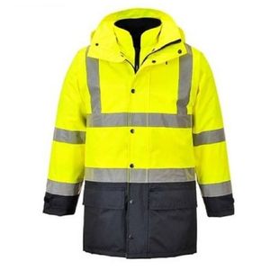 Hi Vis Safety Jacket High Visibility Reflective <b>Work</b> Jacket <b>Waterproof</b> Durable Windproof Industrial Workwear OEM ODM Factory - Product Image 1