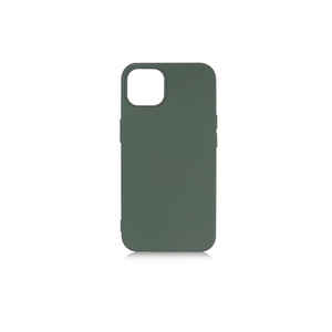 MSRA LSR Étui de protection en silicone liquide de qualité supérieure pour iPhone 13 13 Plus 13 SE - Vert foncé Housse souple antichoc - Product Image 1