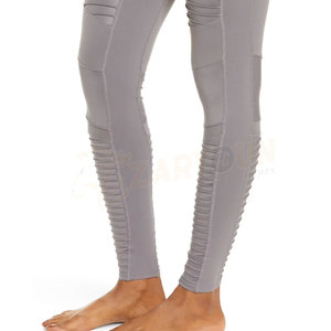 Meilleur pantalon de yoga sport taille moyenne pour femmes Legging de fitness de haute qualité Logo personnalisable Tissu tricoté respirant Style sportif - Product Image 4