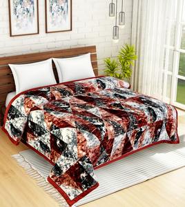 Manta Raschel de 2 capas de doble grosor, doble cálido, Coral, manta de cama individual para invierno, manta de visón en India por Avior - Product Image 5