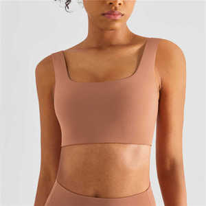 Séchage rapide chaud Sexy U cou antichoc sport Yoga soutien-gorge Gym Fitness porter soutien-gorge haut Logo personnalisé vêtements pour femmes - Product Image 4