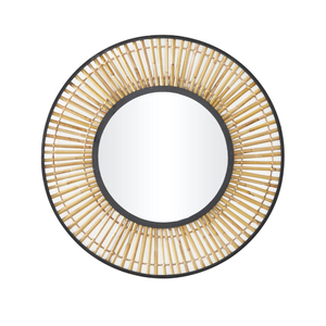 Nouvel arrivage de miroir décoratif mural en métal noir Design OEM personnalisé pour la maison Salle de bain Chambre à coucher Salon Verre - Product Image 2