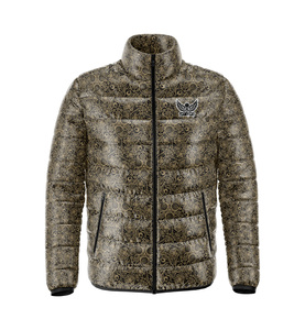 Chaqueta de invierno Hombres Poliéster Abajo Burbuja Abrigo Puffer Down Jacket Hombres con capucha Chaqueta para hombre - Product Image 4