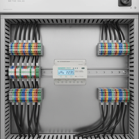 Medidor de Electricidad Prepago para Riel DIN, Cableado Directo de 100A, Comunicación WIFI MQTT, Submedidor Eléctrico Inteligente Bidireccional Trifásico