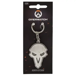 Porte-clés Overwatch Reaper en alliage métallique tendance avec impression UV et logo personnalisé, en alliage de zinc - Product Image 1