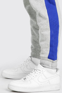 Conjuntos de pantalones de chándal y cuello redondo OEM para hombre, chándales con capucha de algodón y logotipo personalizado de peso pesado - Product Image 6