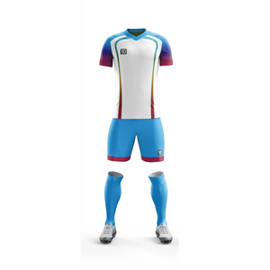 Ensemble de Tenue de Football pour Hommes Adultes, Maillot et Short Respirants Offrant Confort Pendant les Longues Sessions de Football - Product Image 1
