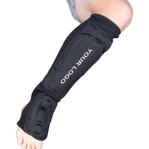 Adult Kickboxing MMA Martial Arts Custom Logo Shin Guards with Instep Guard Protective Leg Shin <b>Foam</b> Kick <b>Pads</b> for Sparring - Product Image 4