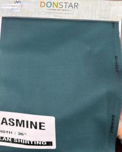 Jasmin 36ผ้าโพลีวิสคอสโพลีเอสเตอร์ผ้าทอย้อมสีล้วนสำหรับเด็กผู้ชายตลาดส่งออกทั่วโลก - Product Image 1