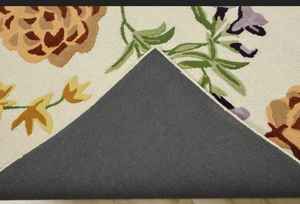 ผ้าขนแกะประดับเป็นกระจุกเกรดพรีเมี่ยมงานแฮนด์เมดคุณภาพสูงพรมดอกไม้แบบแอบสแตรกใช้ทำด้วยมือม้วนวัสดุผ้าไหมสำหรับบ้านทำงานในห้องนั่งเล่นห้องนอนสวดมนต์ - Product Image 5