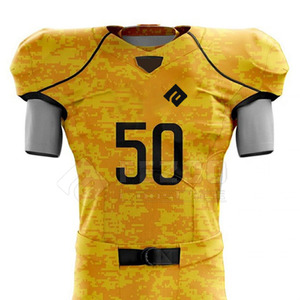 Tenues de football américain pour hommes grande taille, respirantes et à séchage rapide, avec positionnement de logo personnalisé sur le devant, service OEM - Product Image 3