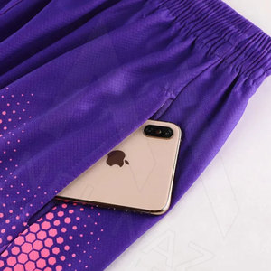 Conjuntos de uniformes de baloncesto BSCI, poliéster, ropa deportiva Pantalones cortos y conjuntos de baloncesto de secado rápido transpirables Uniforme de baloncesto para adultos - Product Image 6