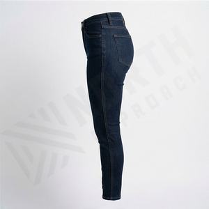 Pantalones Vaqueros de Mezclilla para Mujer, Casuales, Largos, Lavados, de Primera Calidad, de Pierna Ancha, a la Moda, con Logotipo Personalizado, OEM, Estilo Urbano - Product Image 3