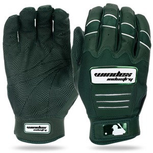 <b>Prime</b> Craft Premium 100% Cabretta Leather Baseball Batting Gloves Breathable Custom Logo Print Hook Loop Closure Training - Product Image 1