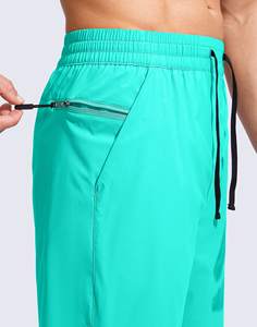 กางเกงขาสั้นผ้าโพลีเอสเตอร์สำหรับผู้ชายและผู้หญิงกางเกงขาสั้นผ้าแคนวาสสูงเนื้อผ้าระบายอากาศได้ดีแห้งเร็วออกแบบโลโก้ได้ตามต้องการ - Product Image 5