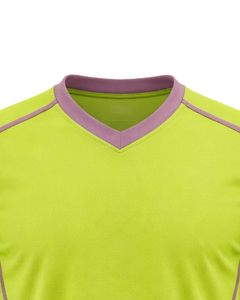 Fabricación de Conjuntos de Camiseta y Pantalones Cortos de Fútbol Verdes Personalizados, Uniforme Deportivo Transpirable de Poliéster para Entrenamiento de Fútbol, Ropa de Equipo - Product Image 5