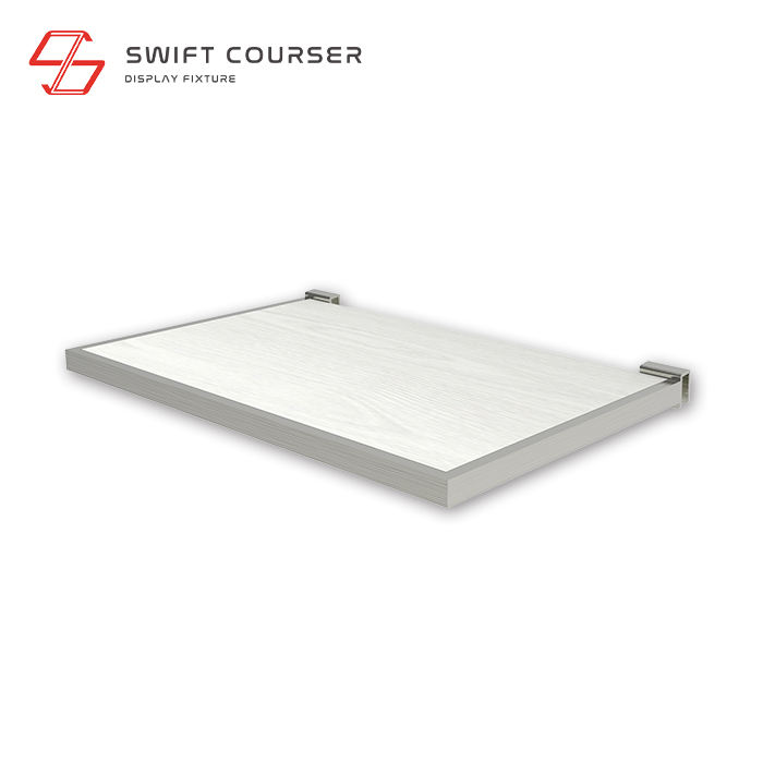 Frame (Stain) + Wood Shelf (White)