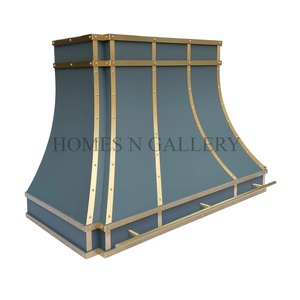 Campana Extractora de Acero Inoxidable para Cocina, Diseño Personalizado, Hecha a Mano, Montada en la Pared, para Isla de Cocina - Product Image 2