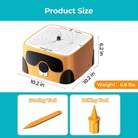 Cortadora de Papel Beaverbot C1, Cortadora de Cartón para Niños, Segura para Manualidades, Modelos 3D de Cartón