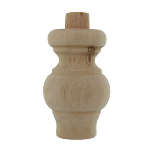 PIEDE IN LEGNO GREZZO ART. 53009 MM.64X95 - Product Image 1