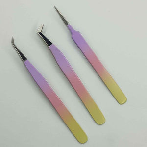 Pince à épiler professionnelle d'extension de cils en acier inoxydable meilleure qualité et prix compétitif - Product Image 5