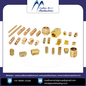 Vente en gros de pièces en laiton usinées CNC de qualité supérieure avec perçage et tailles personnalisées de haute précision-Madhav Metal Brand - Product Image 2