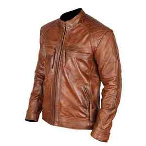 Conçu sur mesure hommes vestes en cuir de vachette véritable doux confortable solide couleur marron homme vestes grande taille veste pour homme - Product Image 6