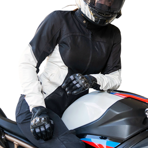 Fabricante de ropa Chaqueta de moto Cuello alto Cremallera frontal Ropa DE SEGURIDAD Manga larga Chaquetas de motocicleta de poliéster - Product Image 5