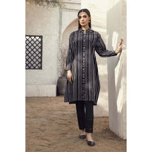 Chemise décontractée teinte en fil WGK-YDW-DY-2964 avec taille naturelle et caractéristique respirante - Product Image 1