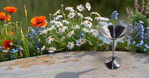 Copas de Martini de acero inoxidable modernas de 6 onzas de capacidad, Copas de cóctel ecológicas, copas de vino clásicas - Product Image 4