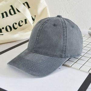 Casquettes de baseball délavées en coton 100 % non structurées avec logo personnalisé, couleur unie et broderie 3D – Vente en gros - Product Image 5