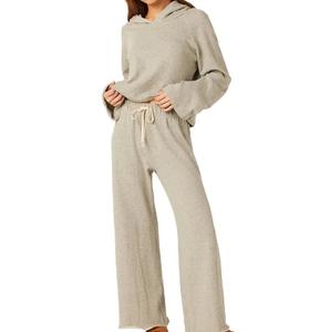<b>Women</b> Breathable 2-Piece <b>Jogger</b> With <b>Flared</b> Pant Plus Size Running Set Custom Fabric Best-Selling Professional <b>Women</b> Tracksuit - Product Image 2