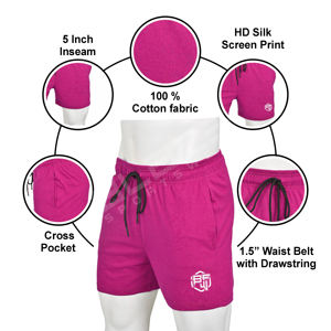 Pantalones cortos de gimnasio atléticos informales para hombre, pantalones cortos de secado rápido, bolsillos, baloncesto, entrenamiento, transpirable, poliéster, cintura baja, patrón tejido - Product Image 6