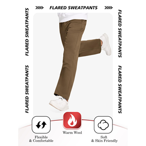 Pantalones clásicos de algodón a granel para hombre, pantalones formales de oficina, pantalones para correr con cintura elástica de algodón personalizados de Pakistán para hombre - Product Image 2