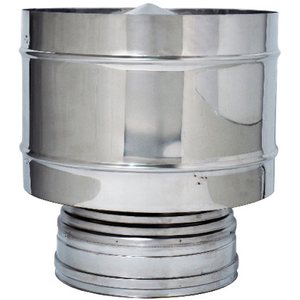 Fumaiolo Fisso Antivento a Doppia Parete Interno/Esterno Cm. 8/13 - Product Image 1
