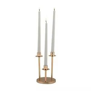 High Quality Wholesale Customized <b>Long</b> <b>Lasting</b> Metal <b>Candle</b> Holder Custom Shape for Reception Tabletop Decoration for Sale - Product Image 2