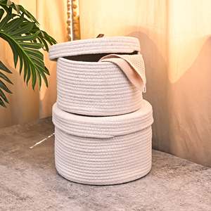 Versatile Jute Storage <b>Wicker</b> <b>Basket</b> - Product Image 1