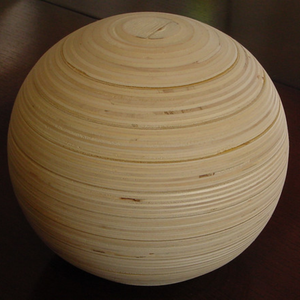 Urna funeraria de bambú hilado ecológica, urna de cremación única para cenizas, diseño europeo para mascotas, venta al por mayor de Vietnam - Product Image 3