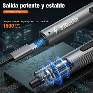 ชุดไขควงไฟฟ้าไร้สาย 33-in-1 เกรดอุตสาหกรรม พร้อมหัวไขควงความแม่นยำ 24 ชิ้น และไฟ LED ไขควงขนาดเล็กแบบใช้แบตเตอรี่ - Product Image 4