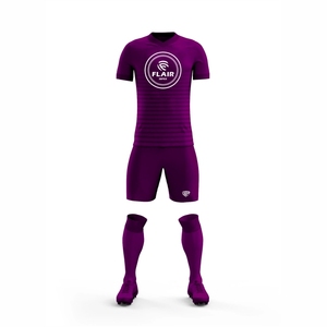 100% Polyester Best Quality Custom Design Soccer Jersey Uniform Sets Breathable Comfort Lightweight Quick Dry Automated Cutting - Product Image 3