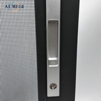 Aumegi Sicheres Aluminium Gebogenes Schiebefenster 48 X 48 Schiebefenster