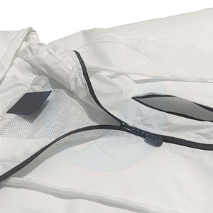 Nouvel arrivage Ensemble coupe-vent de style unique Col à capuche respirant Longueur genou pour la saison de printemps Vente en ligne - Product Image 2