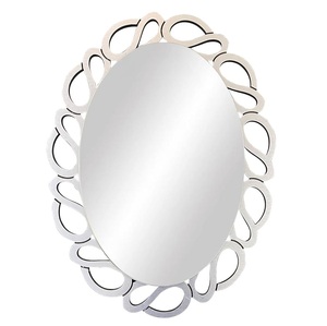 Miroirs muraux de designer en métal en fer forgé utilisés pour la chambre à coucher décoratifs taille personnalisée artisanat prix de gros - Product Image 1