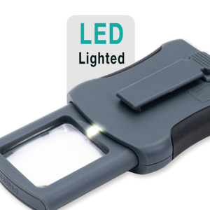 Lente de aumento retráctil con luz LED, instrumento óptico de acrílico, 3x35x40mm - Product Image 4