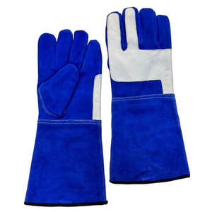Cowhide Leather Gloves Fireproof Construction <b>Welding</b> Work Gloves Manufactured Breathable Leather Gloves From Pakistan - Product Image 3
