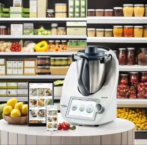 Robot culinaire multifonctionnel portable électrique complet en acier inoxydable Vorwerk Thermomix TM6 2023 pour trancher et hacher - Product Image 2