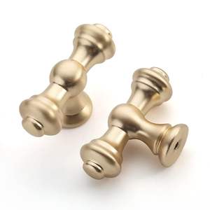 Perilla de puerta de latón de calidad superior con diseño moderno Art Deco, decoración del hogar, accesorios de carpintería para dormitorio - Product Image 4