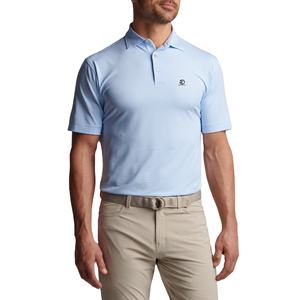 Logotipo personalizado Impresión de rayas de alta calidad Rendimiento de secado rápido Hombres Golf Silk Polo camisetas - Product Image 1
