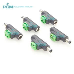 5.5x <span class=keywords><strong>2</strong></span>.1mm DC男性-女性電源アダプター<span class=keywords><strong>2</strong></span>ピンねじ端子ブロックCCTVカメラルーターLEDライトバレルテスト装置用 - Product Image 1