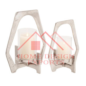 Vela de madera-Portavelas de huracán más vendido con votivo de vidrio - Product Image 3